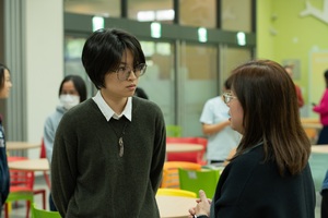 學生踴躍與講者交流，現場互動熱烈。（照片來源：產創總中心）(另開新視窗/jpg檔)圖片