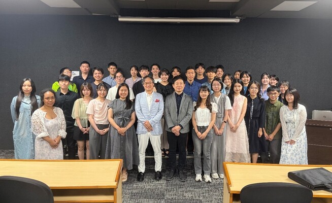 政大與東大交流會的全員合照（照片來源：日本研究學位學程）