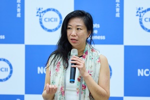政治大學民族學系陳乃華助理教授應邀分享唐卡藝術的文化意涵與學術價值。(照片來源:產創總中心)(另開新視窗/jpg檔)圖片