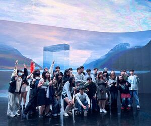 GCIT faculty and students experienced LED virtual production technology, witnessing how innovation can transcend the boundaries of time and space. (Photo credit: GCIT)(Open new window/jpg file)Image