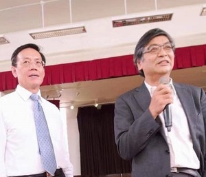 校長在結業式上表示:「希望你們再回來!」(照片來源:創新國際學院)