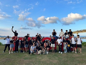 IMES faculty and students also visited the Fulong International Sand Sculpture Art Festival. (Photo by IMES)(Open new window/jpg file)Image