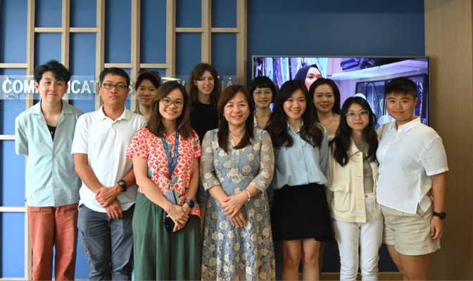 全創碩師生走訪新加坡國立大學（NUS）CNM，探索媒體創新的前沿陣地 (照片來源:全創碩)