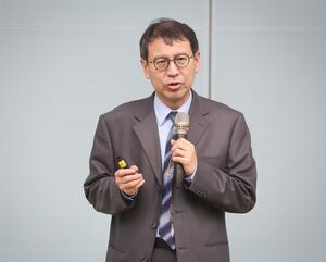 行政院能源及減碳辦公室副執行長林子倫主講「2050淨零排放:從路徑到實踐」(照片來源:今周刊)(另開新視窗/jpg檔)