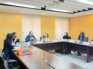 會議進行中。（圖片來源：國合處）(另開新視窗/jpg檔)圖片