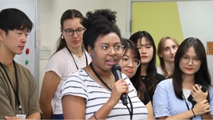 During the ice-breaking activities, students actively participated in discussions and group exercises, quickly integrating into the vibrant IMICS learning community.(Photo by  IMICS)(Open new window/jpg file)Image