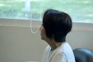 副教務長兼通識教育中心主任馬藹萱分享，通識中心計畫於下學期推動「N+X」學分課程，是為正式課程和完全自主學習間的橋接。（攝影：秘書處）(另開新視窗/jpg檔)圖片