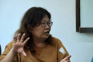 大學社會責任辦公室副執行長兼主任王雅萍表示，人文社科人才需具備「影像力」作為第二技能，並強調學生雖具影像基礎，仍應深化問題意識。（攝影：秘書處）(另開新視窗/jpg檔)圖片