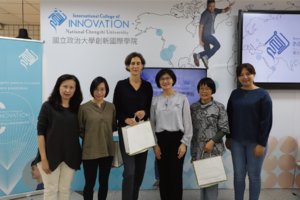 The Director of the French Office in Taipei, Cécile Renault, visited the International College of Innovation (ICI) on Jan. 12th to discuss a series of colloquiums planned for 2023.（Photo by International College of Innovation）(Open new window/png file)
