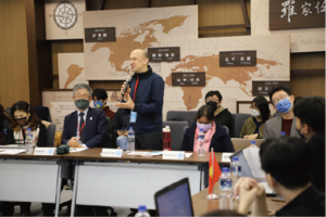 The simulation was attended by professors and experts in various health-related fields.（Photo by International College of Innovation）(Open new window/png file)