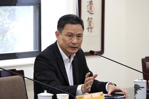 馬振坤認為共軍近期活動態樣已由過去「灰區」行動性質，轉變為「實戰」兵力部署性質。（照片來源：國關中心）(另開新視窗/jpg檔)圖片