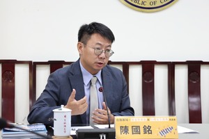 陳國銘指出關注中共超音速武器的重要性，並認為當前中共已具備犯臺能力與意圖。（照片來源：國關中心）(另開新視窗/jpg檔)圖片