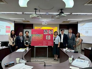 Group photo of the editors and authors (Photo by College of Education)(Open new window/jpg file)Image