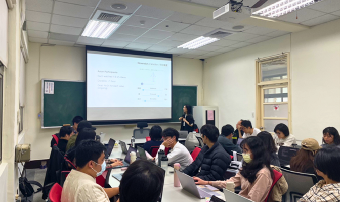 講座現場。(照片來源:心理系)