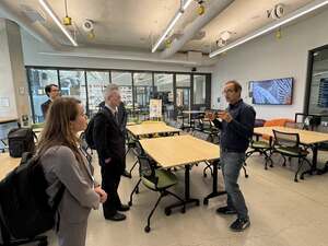 The NCCU delegation explored UC San Diego’s campus planning and learning environment. (Photo by OIC)(Open new window/jpg file)Image