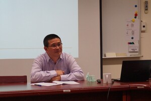 社科院邀請臺灣大學政治系教授王宏文參與Brown Bag Talk系列講座，分享政策議程之相關研究（照片來源：社科院）(另開新視窗/jpg檔)