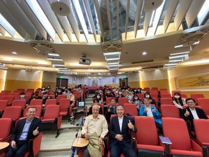 中國地政研究所所長吳容明演講,吸引眾多師生參與(照片來源:地政系)(另開新視窗/jpg檔)