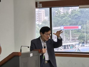 主持人李登科教授致詞。（圖片來源：國務院戰略與國際安全研究中心）(另開新視窗/jpg檔)圖片