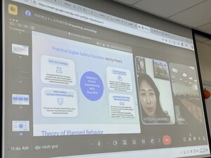 Participants learning to support victims and promote safe online spaces in the “From Bystanders to Upstanders” initiative. (Photo by College of Communication)(Open new window/jpeg file)Image