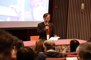本校副校長詹志禹致詞。（照片來源：土地政策與環境規劃碩士原住民專班）(另開新視窗/jpg檔)圖片