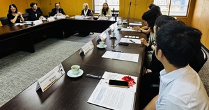 OIC Vice President Katherine Yi-Ning Chen’s opening remarks for the cooperation and exchange discussion. (Picture provided by the OIC)(Open new window/jpg file)Image