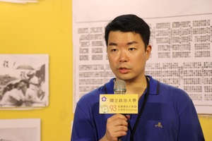 北京校友會會長韓佳宏回憶在母校收獲良多（攝影：校訊記者劉文琳）(另開新視窗/jpg檔)圖片