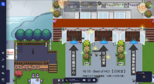 TAICHI2021虛擬政大:四維堂廣場(圖片來源:數位內容學程)(另開新視窗/png檔)