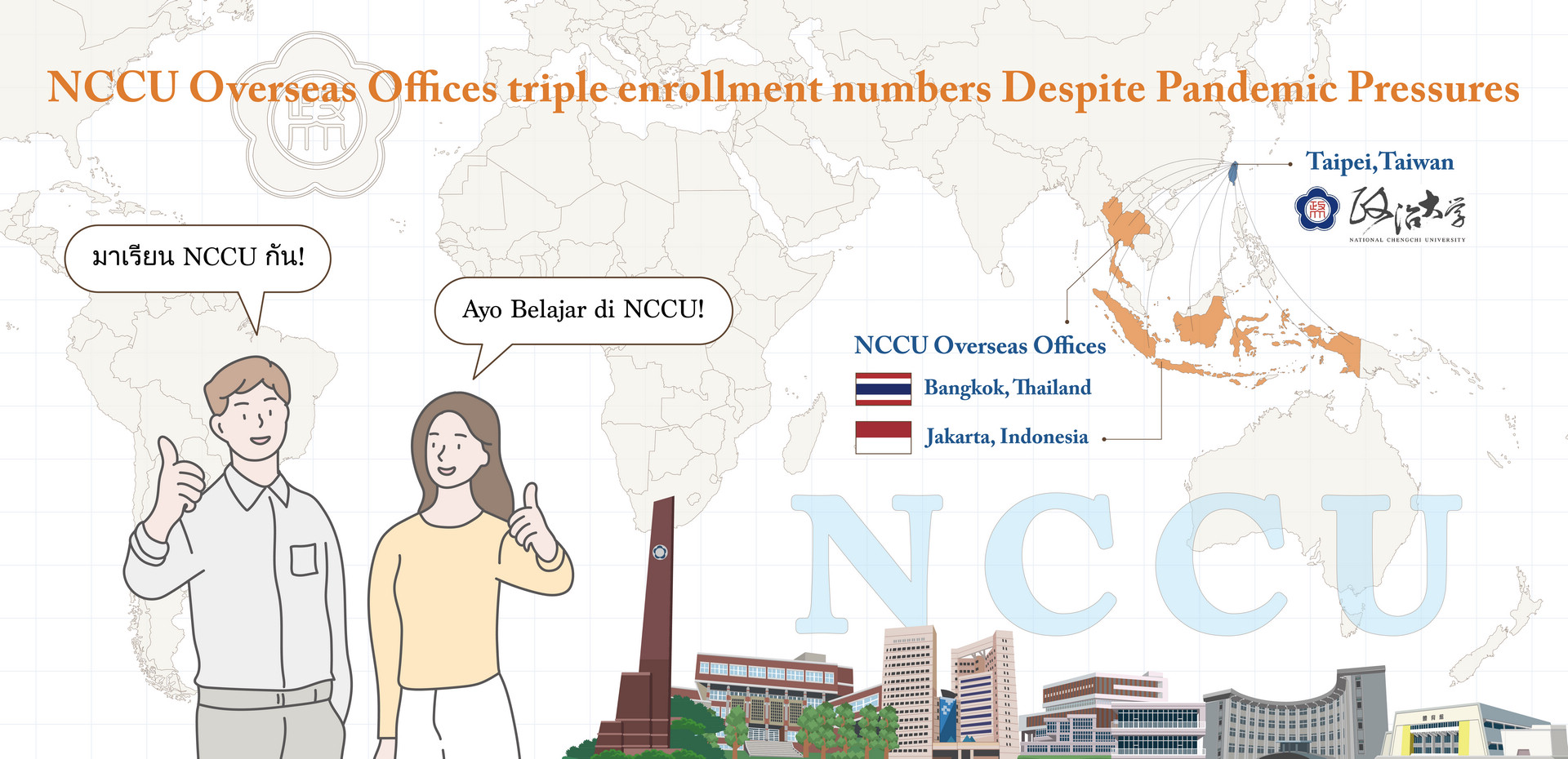 NCCU Overseas Offices Triple Enrollment Numbers Despite Pandemic Pressures